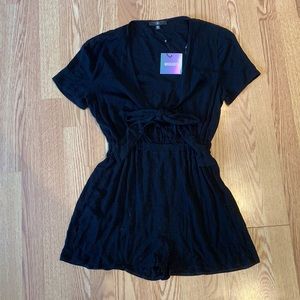 Missguided Black Romper